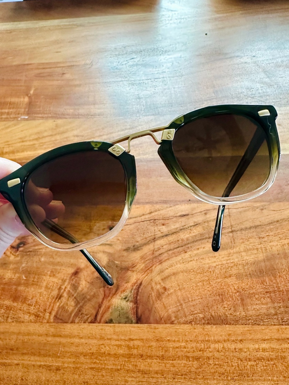 KREWE BEAU II - Poblano 18k Sunglasses - Picture 5 of 8